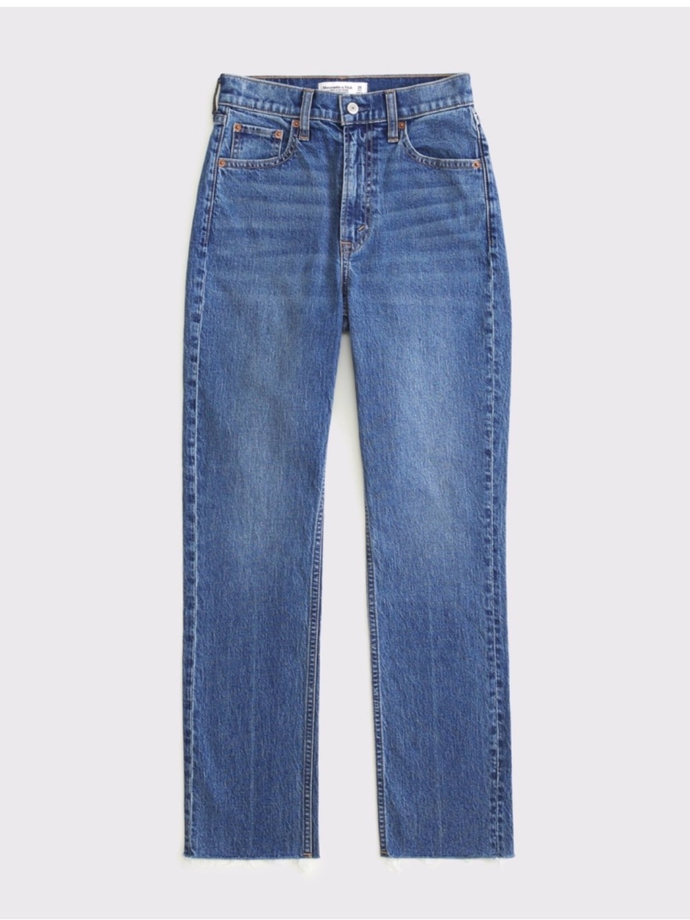 Abercrombie & Fitch Ultra High Rise Ankle Straight Jeans